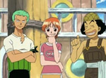 Zoro, Nami et Usopp